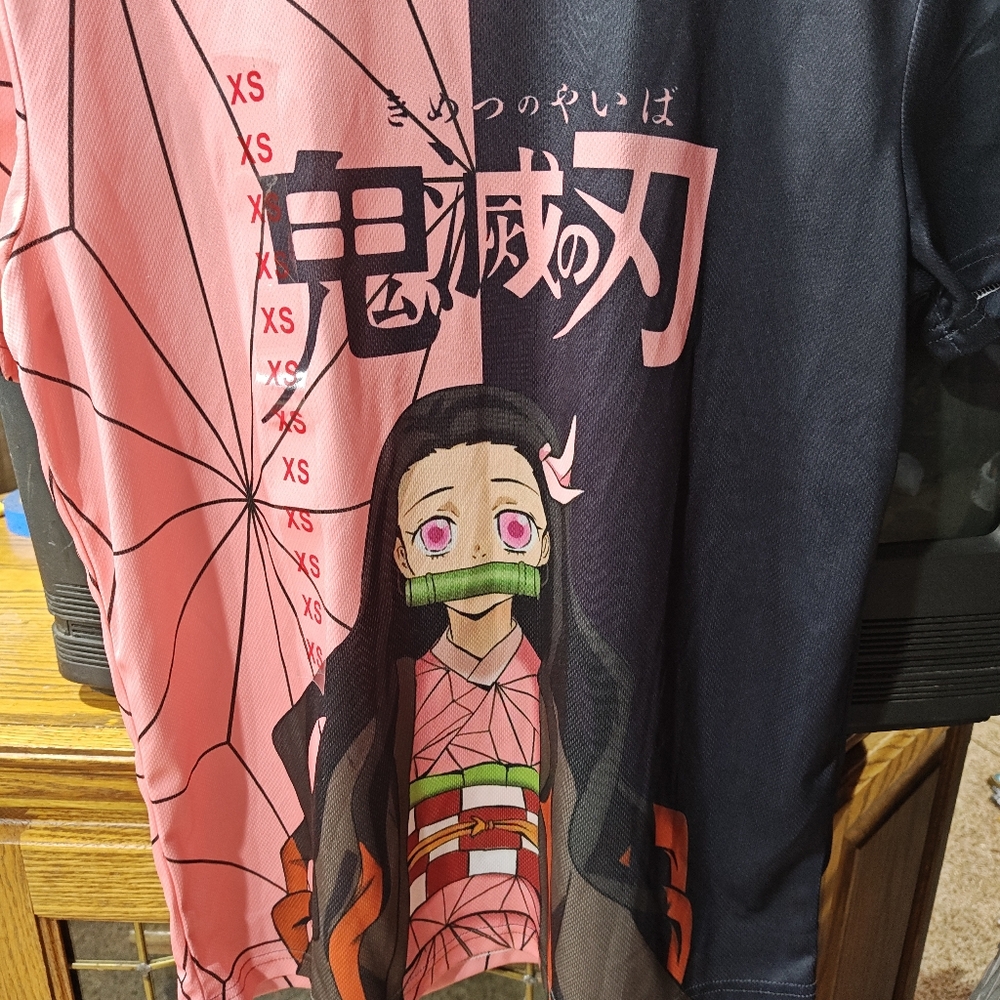 Unisex Demon Slayer Nezuko 3D Print T-Shirt Size X Small